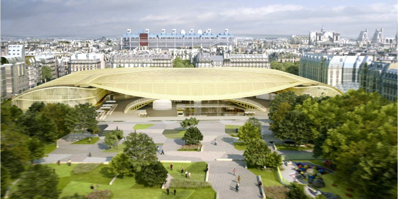 Rénovation du système de désenfumage du Forum des Halles à Paris